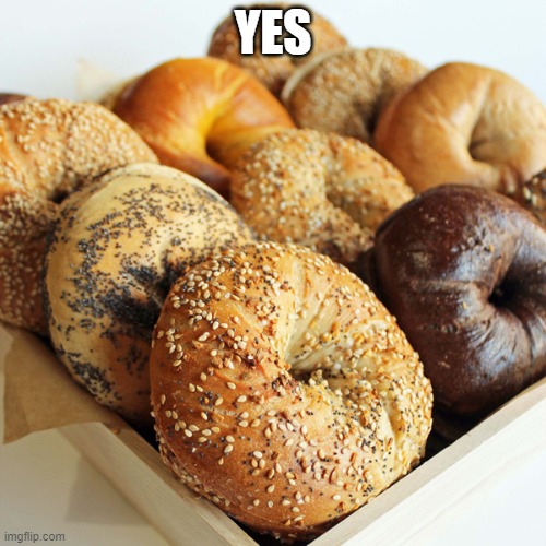 BaGLES | YES | image tagged in the only bae goals i want is this bagel | made w/ Imgflip meme maker