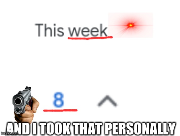 And I took that personally on a Friday | AND I TOOK THAT PERSONALLY | image tagged in why me,i hate school | made w/ Imgflip meme maker