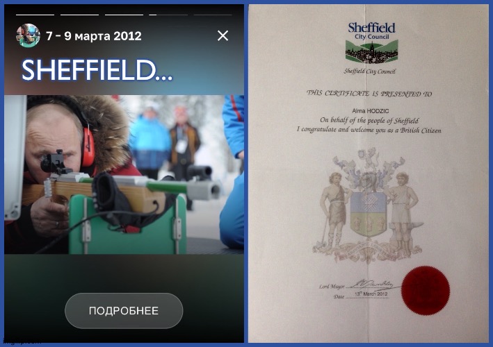 Sheffield | SHEFFIELD... | image tagged in vladimir putin,putin,code,007,boeing | made w/ Imgflip meme maker