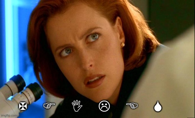 Agent Scully microscope | X F I L E S | image tagged in agent scully microscope | made w/ Imgflip meme maker