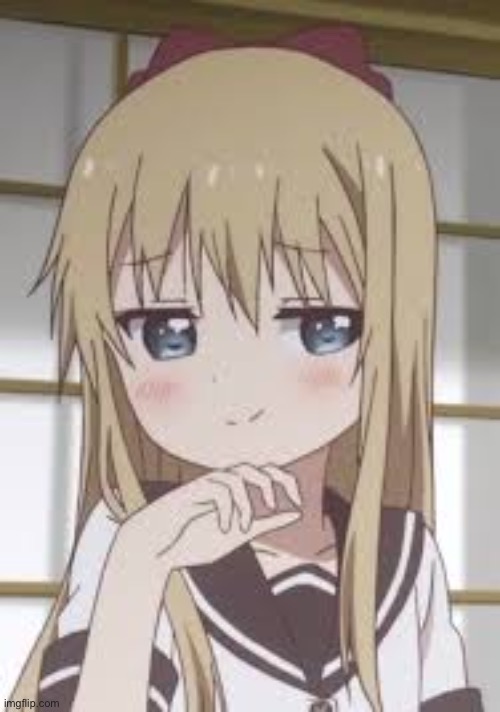 Heh | image tagged in smug loli | made w/ Imgflip meme maker