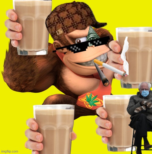 Anime Donkey Kong | image tagged in donkey kong,dank memes,funny,choccy milk,nintendo,anime | made w/ Imgflip meme maker
