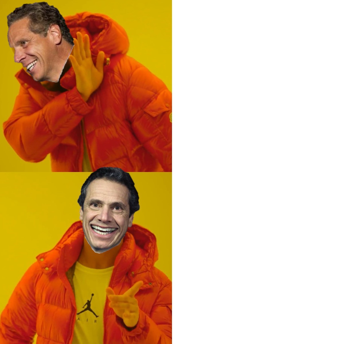 Cuomo Hotline Bling Blank Meme Template