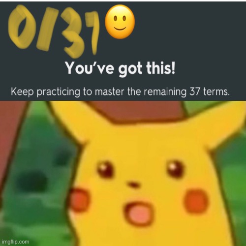Man quizzlet is to nice :) | image tagged in memes,surprised pikachu | made w/ Imgflip meme maker