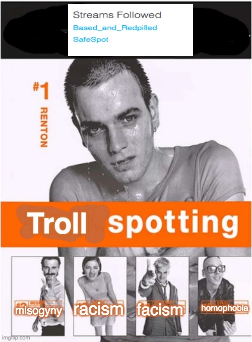 Some streams, all the bridges have trolls | Troll; homophobia; racism; facism; misogyny | image tagged in troll spotting,streams,troll | made w/ Imgflip meme maker