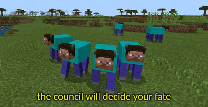High Quality the council will decide your fate Blank Meme Template