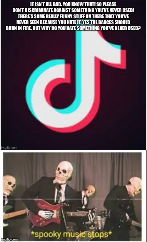 link in comments | image tagged in spooky music stops | made w/ Imgflip meme maker