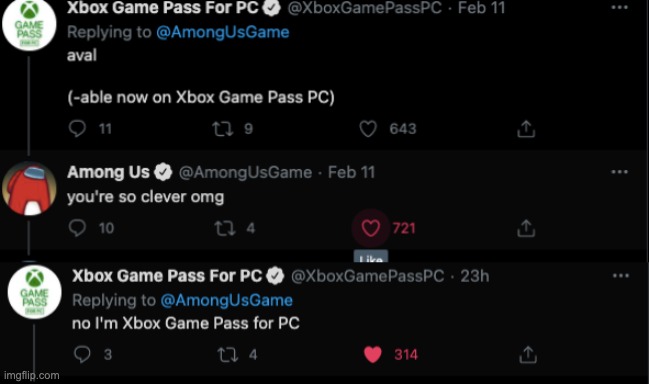 best twitter accounts | image tagged in among us,xbox,twitter | made w/ Imgflip meme maker