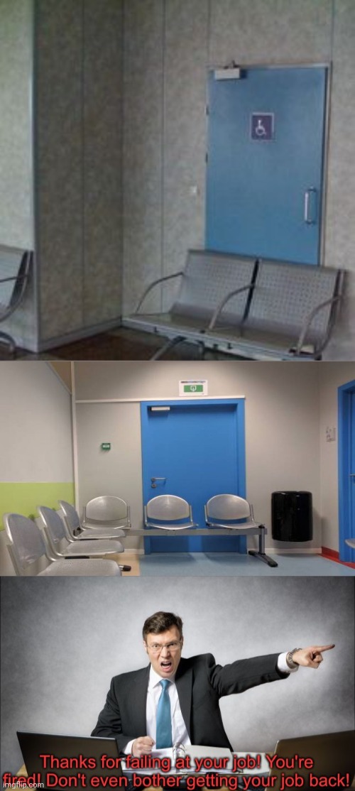 Chairs built on doors | image tagged in thanks for failing at your job,you had one job,memes,meme,design fails,fails | made w/ Imgflip meme maker