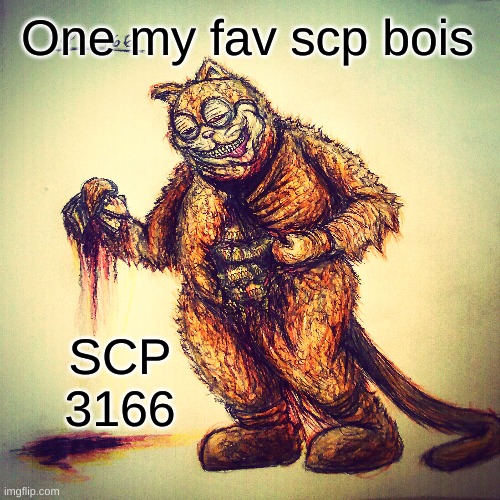 One my fav SCP bois (OTHER THAN SCP 96 AND 49) | One my fav scp bois; SCP 3166 | image tagged in scp,garfield,yes,scp meme | made w/ Imgflip meme maker