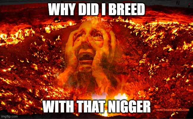 WHY DID I BREED; WITH THAT NIGGER | made w/ Imgflip meme maker