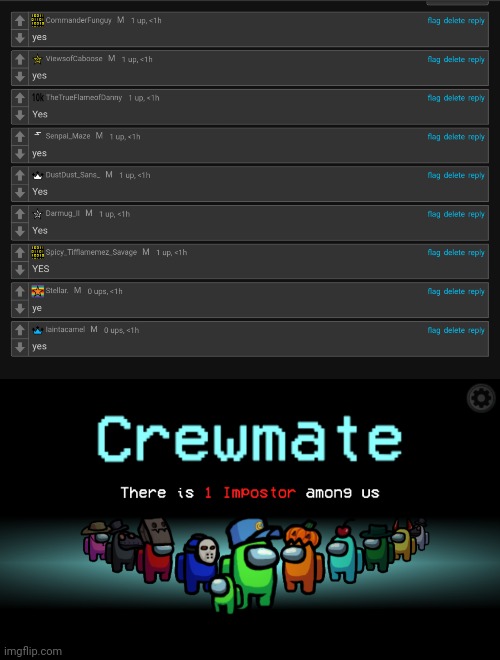 image tagged in among us crewmate | made w/ Imgflip meme maker