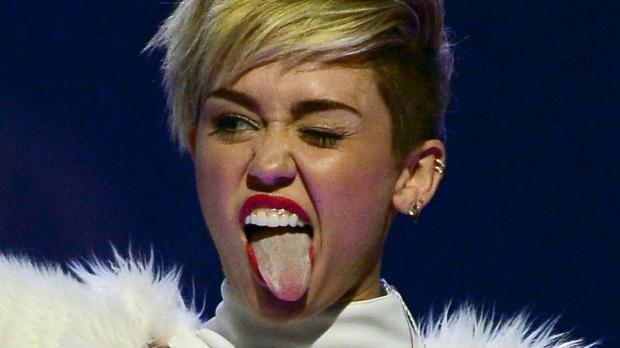 Miley Cyrus tongue Blank Meme Template