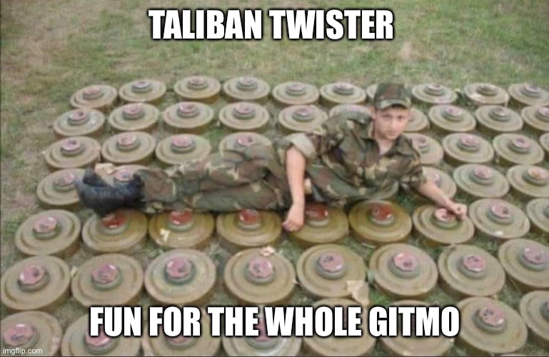 Taliban Twister | TALIBAN TWISTER; FUN FOR THE WHOLE GITMO | image tagged in twister,parody,funny | made w/ Imgflip meme maker