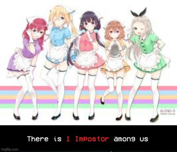 i think we all know who it is | image tagged in 1 impostor,blend s | made w/ Imgflip meme maker
