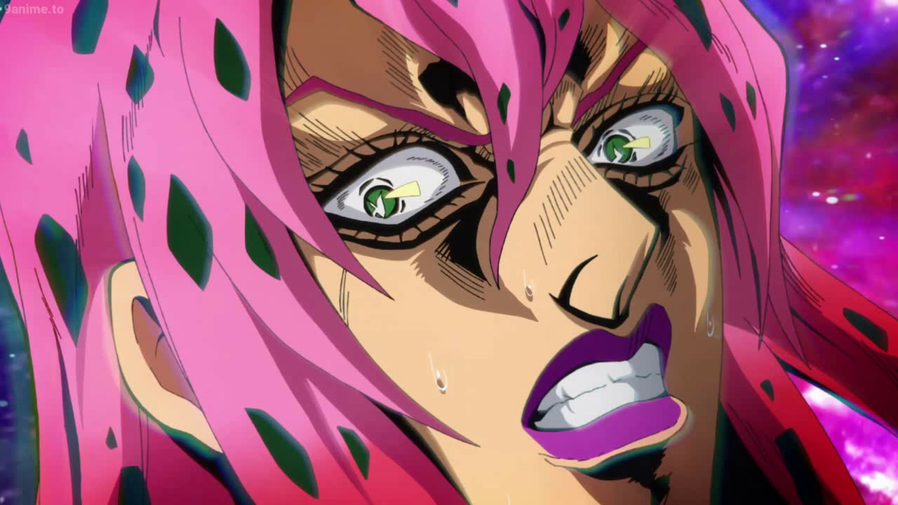 JoJo's Bizarre Adventure Golden Wind Diavolo sneer Blank Meme Template