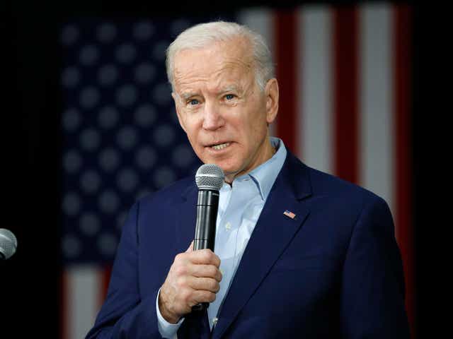 Joe Biden promises Blank Meme Template