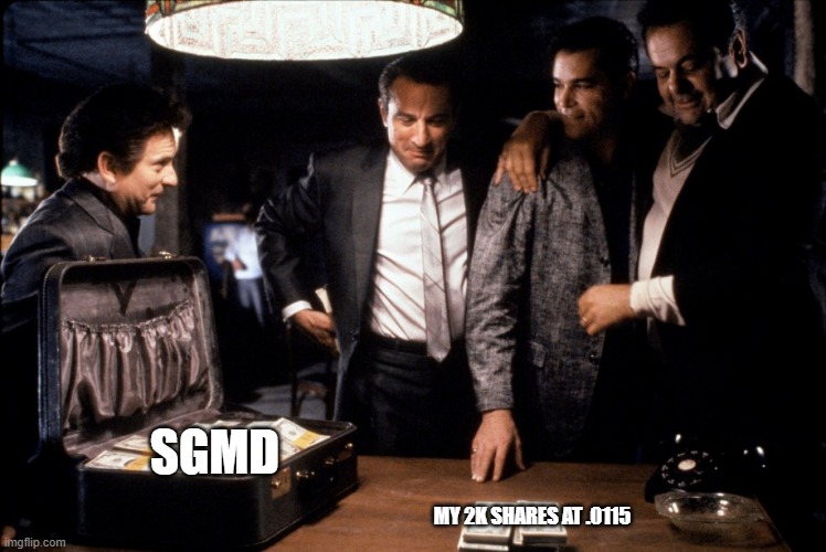 goodfellas | SGMD; MY 2K SHARES AT .0115 | image tagged in goodfellas | made w/ Imgflip meme maker