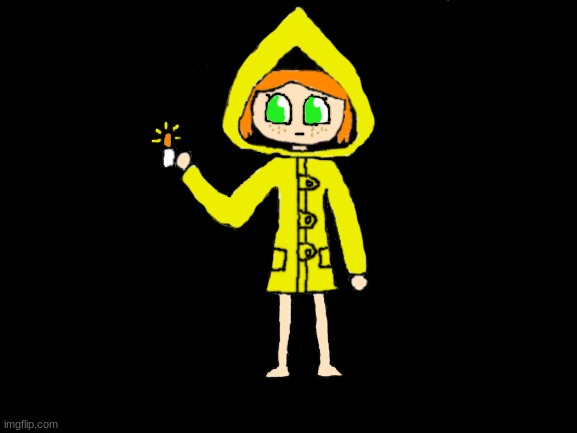 So I just played little nightmares for the first time, and my brain was like "draw jade as six" so here's this. | image tagged in also,i gave her,a slight,redesign,by adding freckles to go with her orange hair,no one's going to read these tags | made w/ Imgflip meme maker