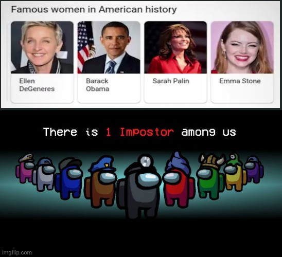 lol | image tagged in there is one impostor among us | made w/ Imgflip meme maker