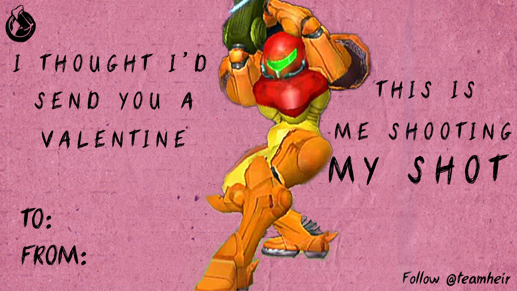 Samus Valentine Blank Meme Template
