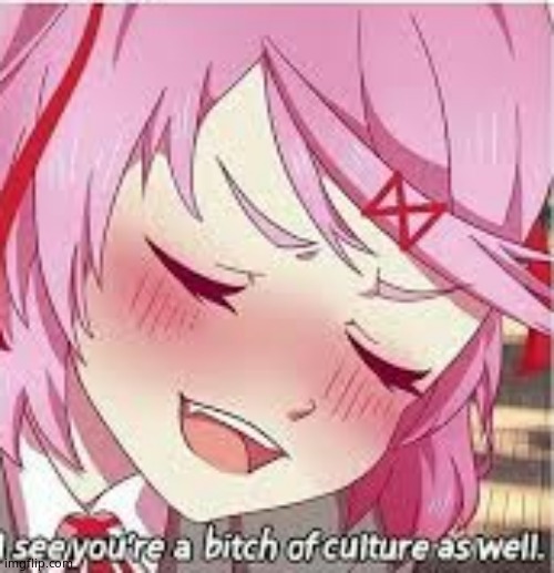 High Quality I see you’re a bitch of culture as well Blank Meme Template