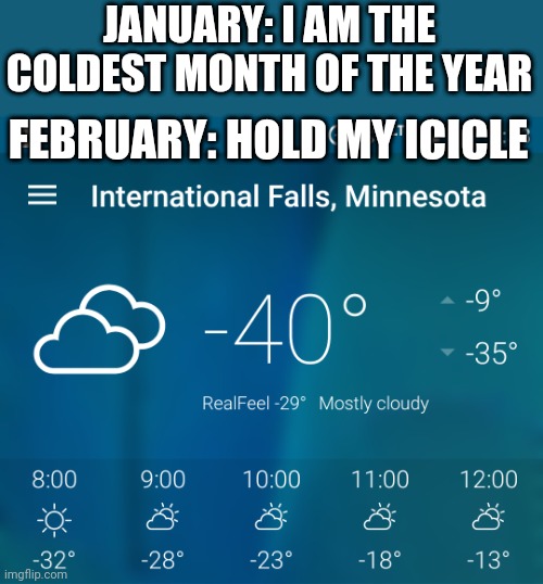 February cold - Imgflip