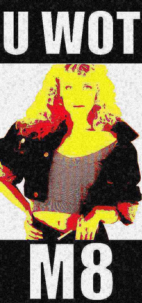 Kylie U Wot M8 deep-fried 2 Blank Meme Template