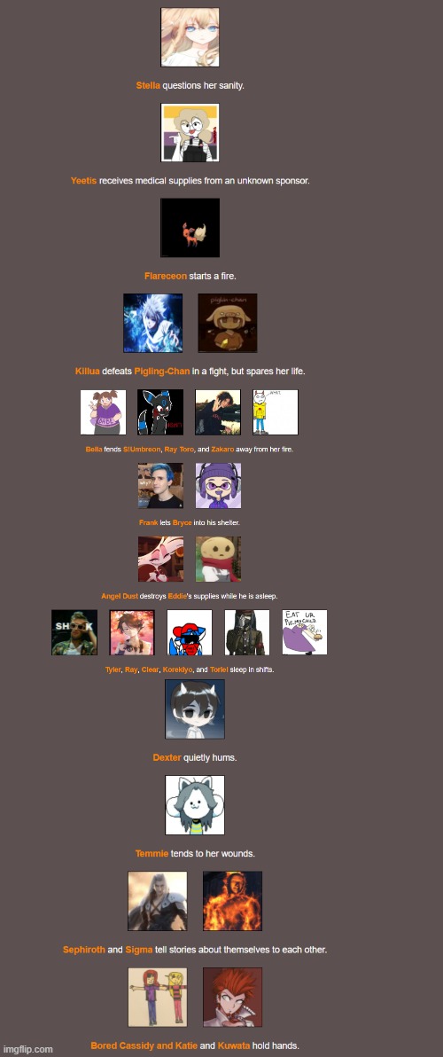BTW THE SOUL FRAGMENT THING STARTED NOW, SO IF UR CHARACTER DIED IN A PREVIOUS HUNGER GAMES, IT DOESNT COUNT. FROM NOW ON, IT WI | made w/ Imgflip meme maker