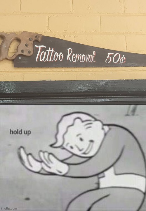 How about no....... | image tagged in fallout hold up,messed up | made w/ Imgflip meme maker