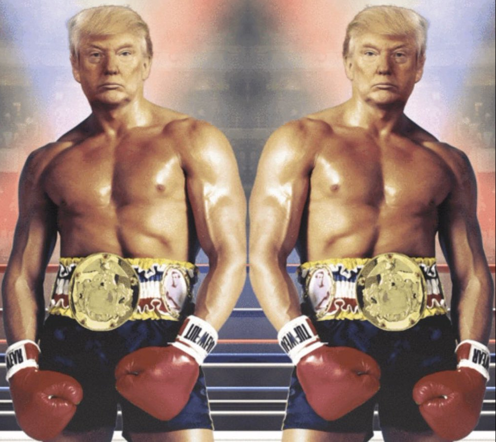 High Quality Trump Rocky Back to Back Blank Meme Template