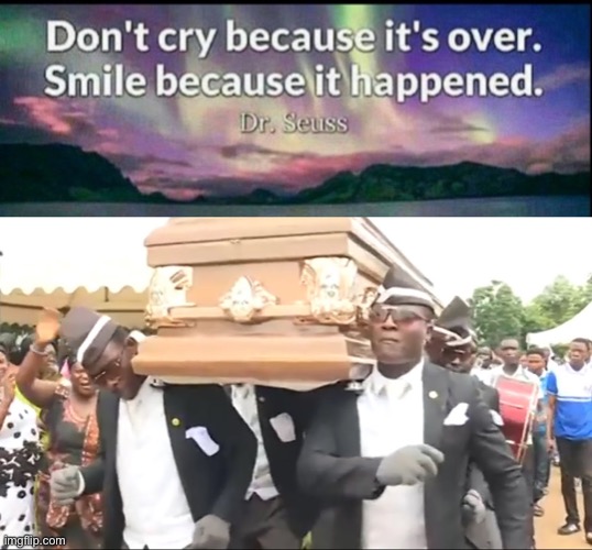 Those guys sure know how to celebrate funerals | image tagged in coffin dance,memes,funny,dead memes,dead,philosophy | made w/ Imgflip meme maker