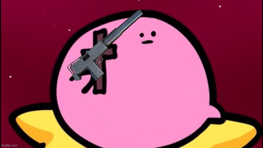 s i l e n c e | image tagged in kirby cross | made w/ Imgflip meme maker