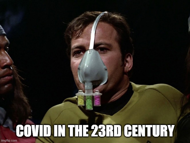 Even in the Future...they're wearing the damn masks | COVID IN THE 23RD CENTURY | image tagged in zenite gas mask | made w/ Imgflip meme maker