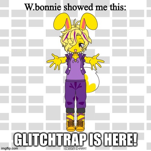 I look so kawawii !!! | W.bonnie showed me this: | image tagged in fnaf,kawaii | made w/ Imgflip meme maker