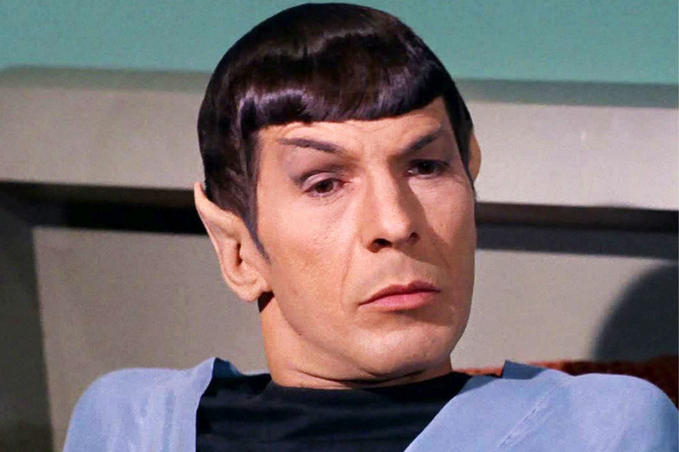 Spock says Mmm-hmm Blank Meme Template