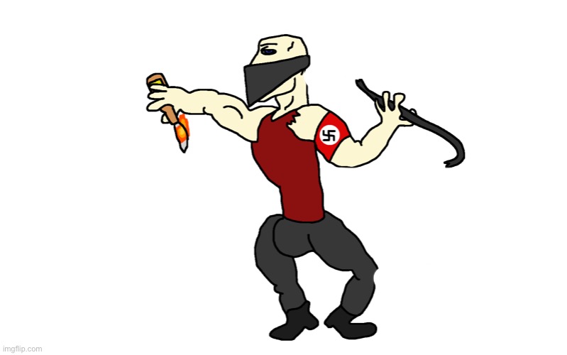 Chad Nazi Blank Meme Template