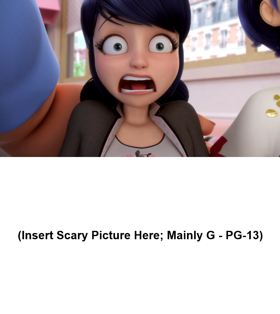 Marinette Freaks Out Blank Meme Template