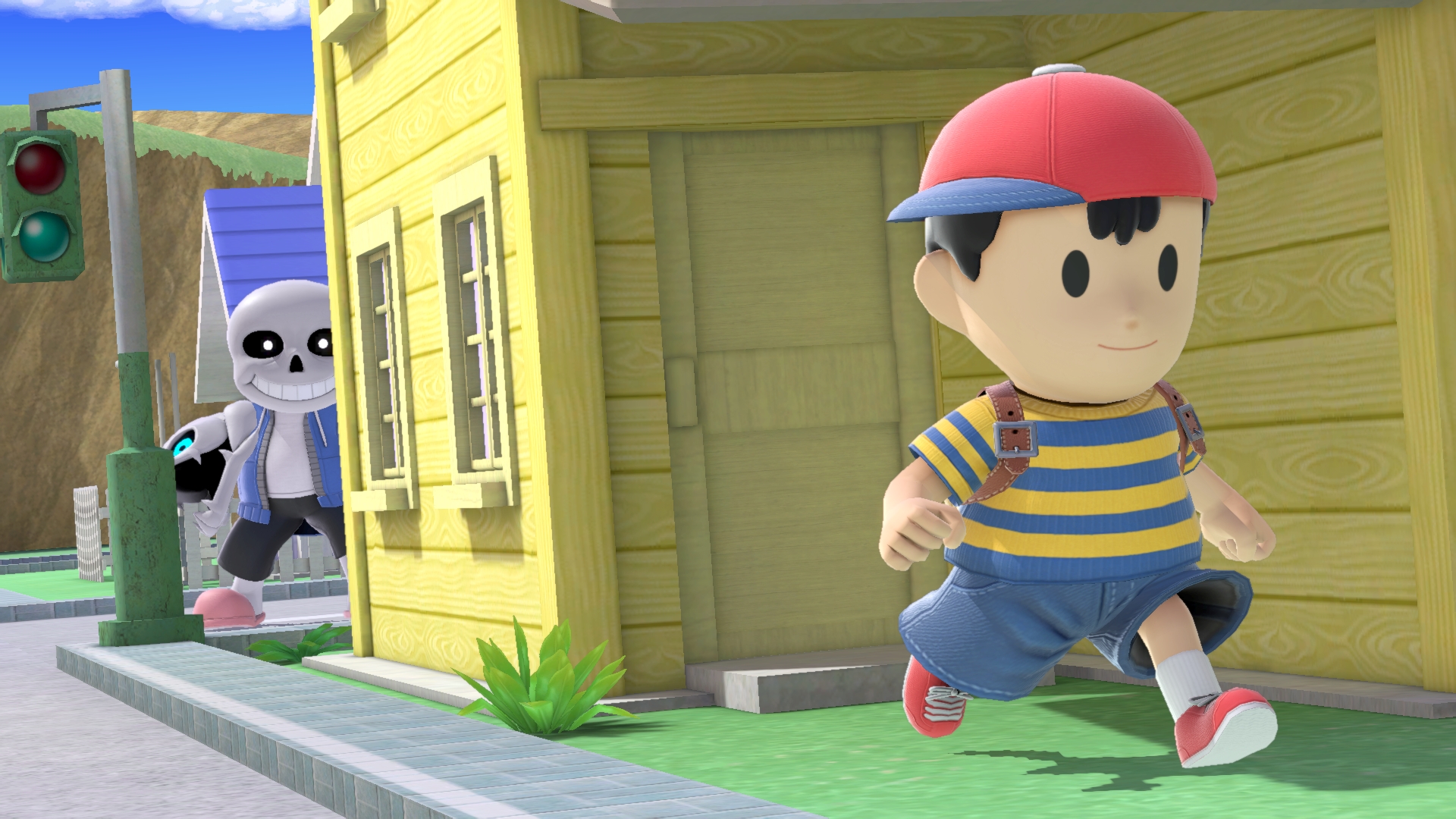 Ness VS Sans (Earthbound VS Undertale)