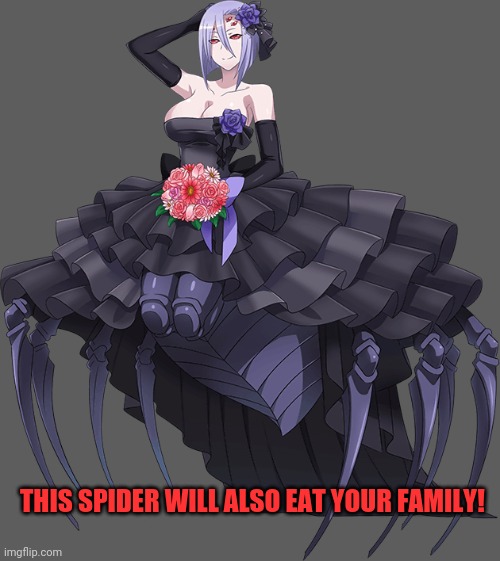 THIS SPIDER WILL ALSO EAT YOUR FAMILY! | made w/ Imgflip meme maker