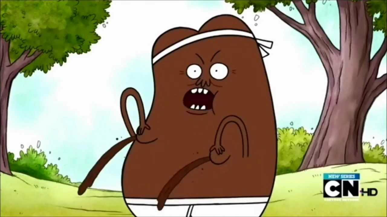 Regular Show Giant Coffee Bean Blank Meme Template