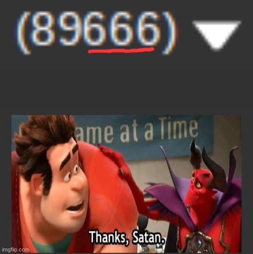 image tagged in thanks satan | made w/ Imgflip meme maker