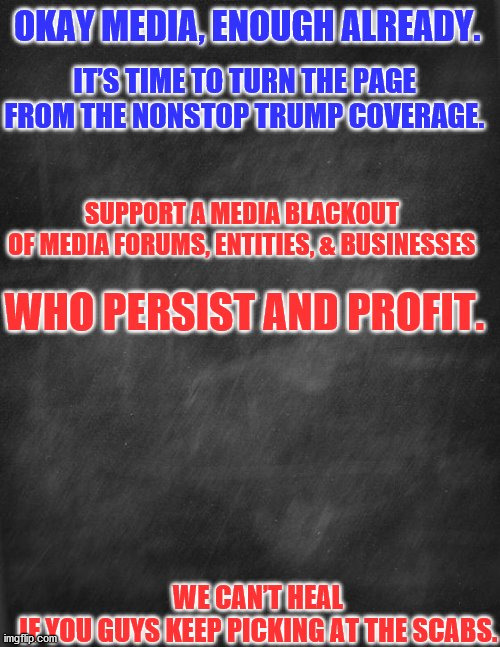 MEDIA BLACKOUT | image tagged in political meme | made w/ Imgflip meme maker