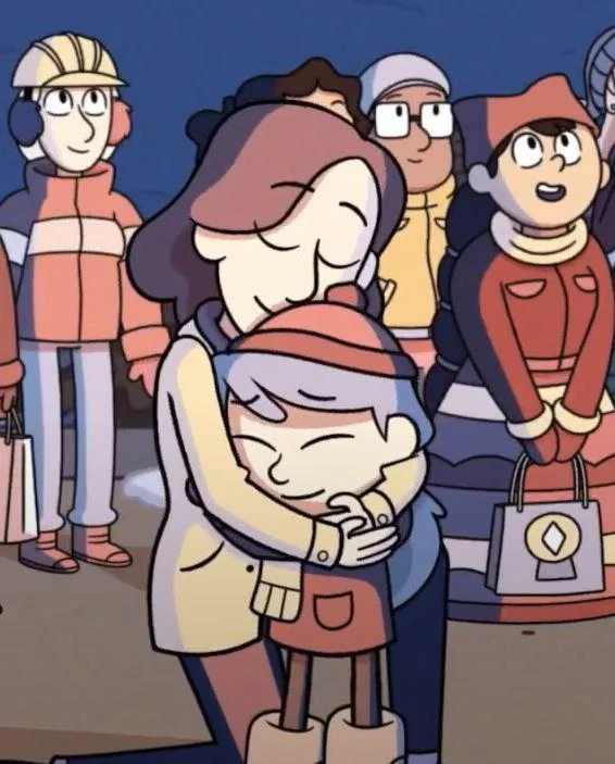 High Quality Hilda's Warm Hug Blank Meme Template