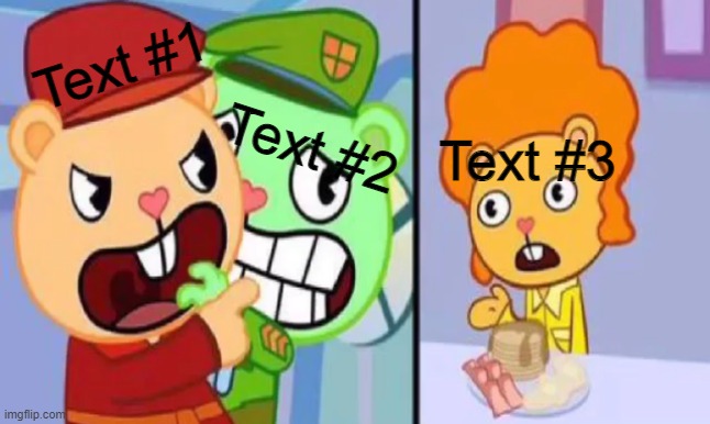 This seems familiar | Text #1; Text #2; Text #3 | image tagged in pop yelling at disco bear,new meme template | made w/ Imgflip meme maker