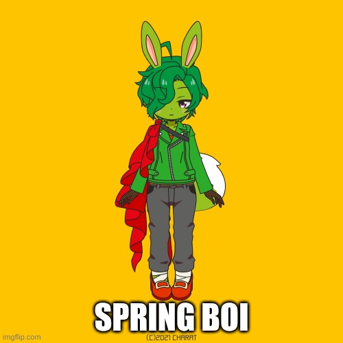 Spring Boi | SPRING BOI | image tagged in fnaf,anime | made w/ Imgflip meme maker