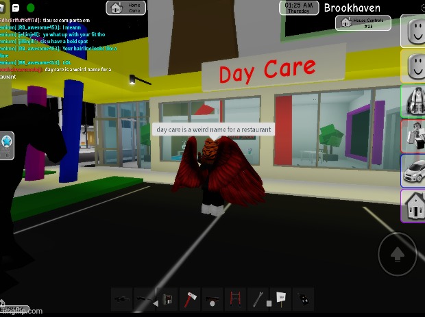 Why is it named daycare | image tagged in roblox,roblox meme,memes,funny,dank memes | made w/ Imgflip meme maker