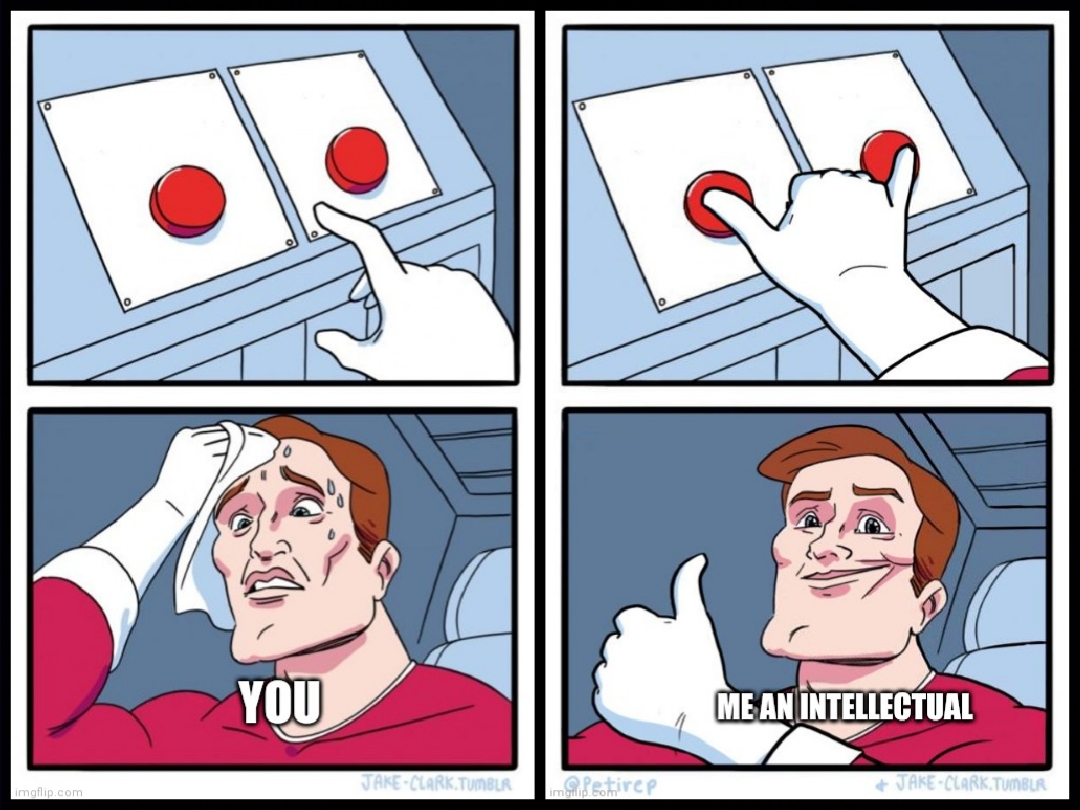 2 buttons: you vs me Blank Template Imgflip