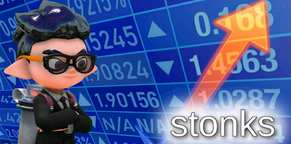 Inkling stonks | image tagged in inkling stonks | made w/ Imgflip meme maker