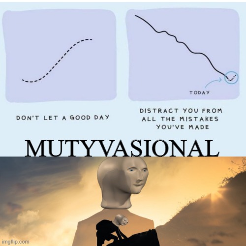 Mutyvasional |  MUTYVASIONAL | image tagged in motivation,good day,memes,meme man | made w/ Imgflip meme maker